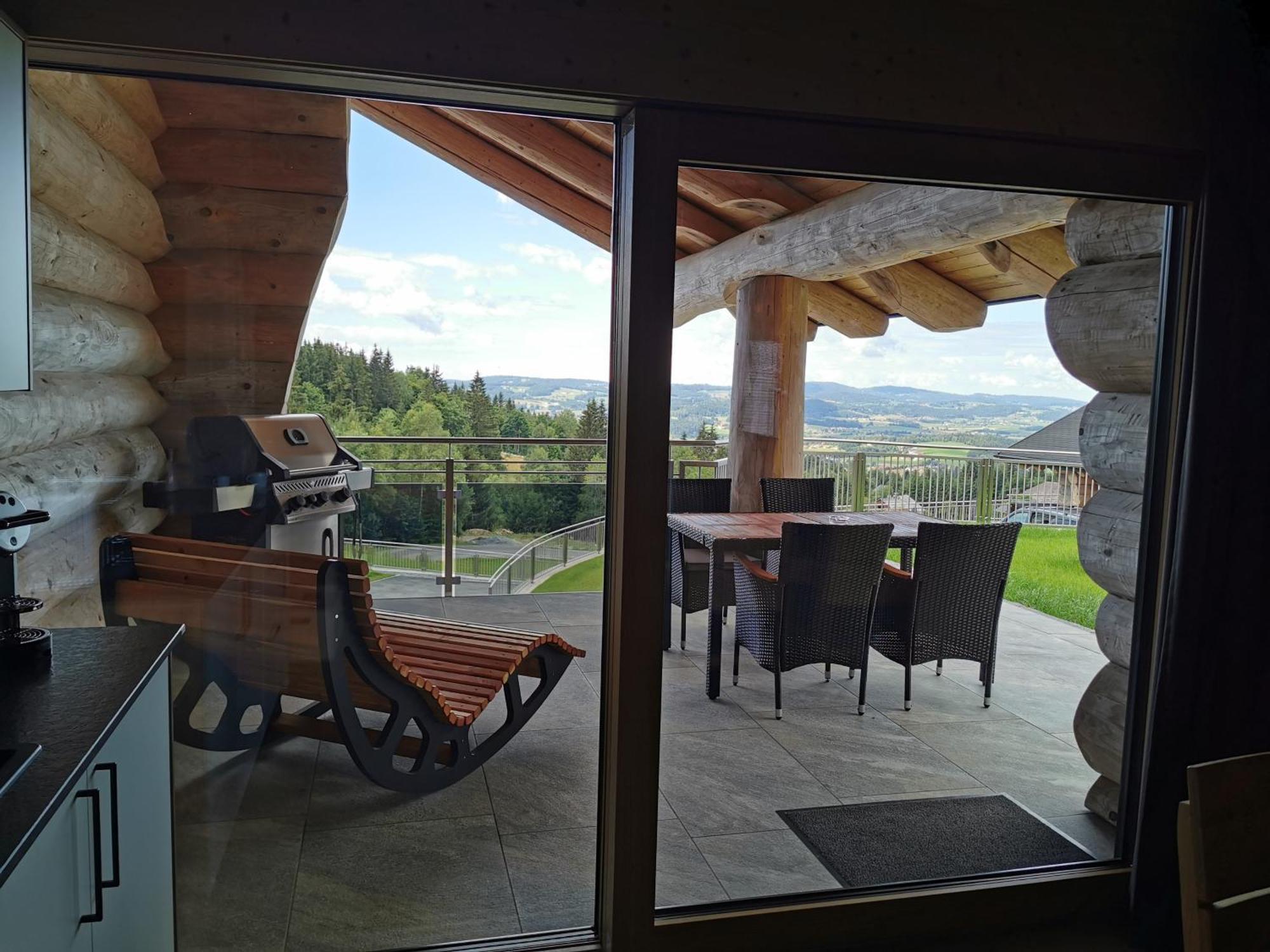 Blockhausen Luxus Chalets Oberschwarzenberg Exterior photo